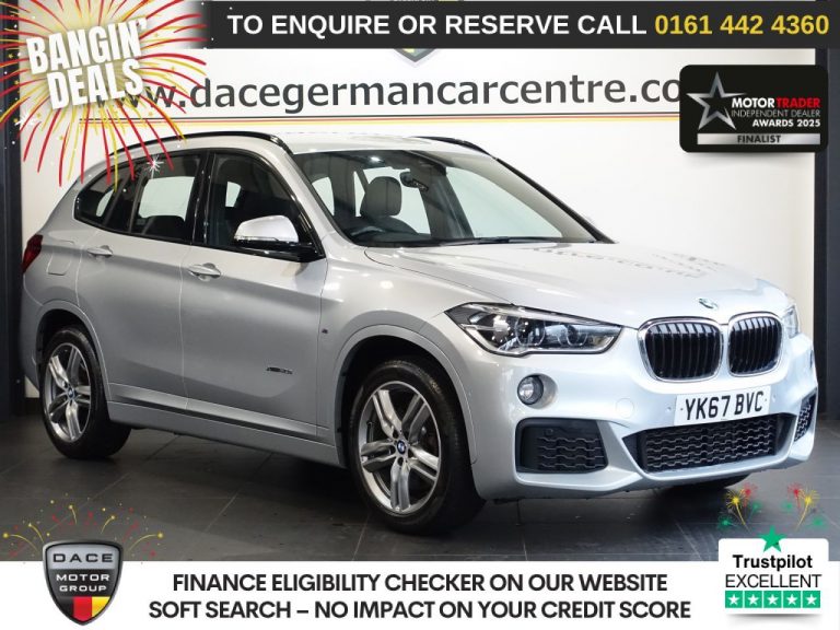 Used 2017 SILVER BMW X1 SUV 2.0 20i M Sport SUV 5dr Petrol Auto xDrive Euro 6 (s/s) (192 ps) Â£2045 EXTRAS PETROL (reg. 2017-11-30) (Automatic) for sale in Stockport