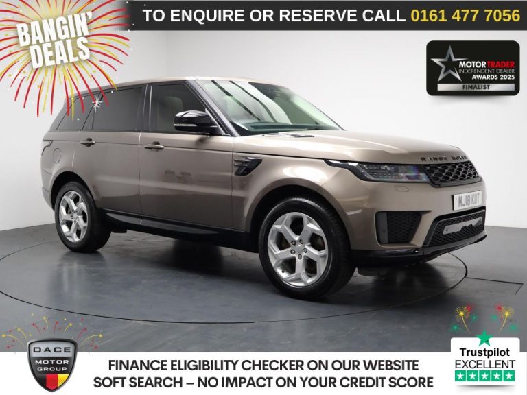 Used 2018 BROWN LAND ROVER RANGE ROVER SPORT SUV 2.0 SD4 HSE SUV 5dr Diesel Auto 4WD Euro 6 (s/s) (240 ps) DIESEL (reg. 2018-07-18) (Automatic) for sale in Stockport