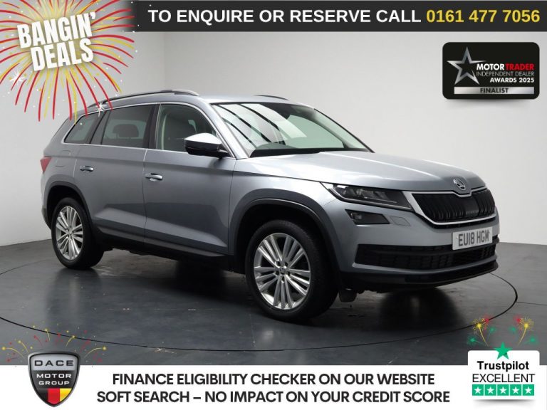 Used 2018 GREY SKODA KODIAQ SUV 1.4 TSI ACT SE L SUV 5dr Petrol DSG 4WD Euro 6 (s/s) (7 Seat) (150 ps) PETROL (reg. 2018-07-30) (Automatic) for sale in Stockport