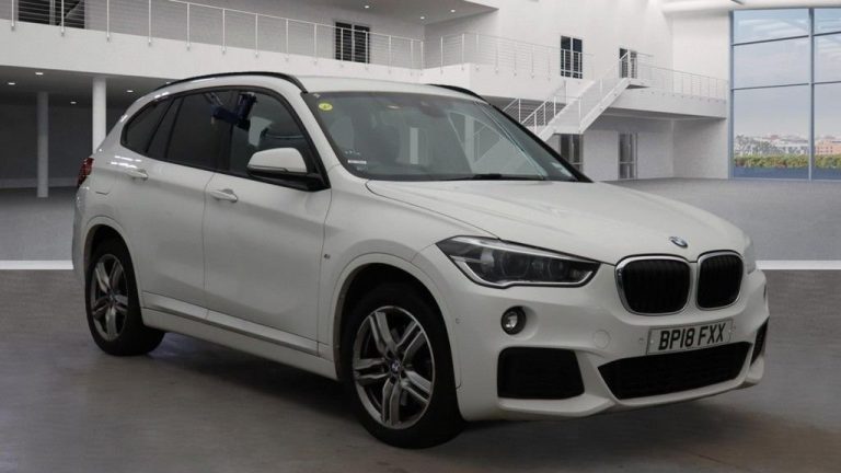 Used 2018 WHITE BMW X1 SUV 2.0 20d M Sport SUV 5dr Diesel Auto xDrive Euro 6 (s/s) (190 ps) DIESEL (reg. 2018-06-01) (Automatic) for sale in Stockport