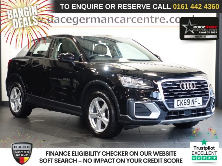 Used 2019 BLACK AUDI Q2 SUV 1.6 TDI 30 Sport SUV 5dr Diesel S Tronic Euro 6 (s/s) (116 ps) DIESEL (reg. 2019-10-18) (Automatic) for sale in Stockport