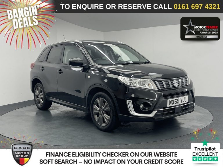 Used 2019 BLACK SUZUKI VITARA SUV 1.4 Boosterjet SZ-T SUV 5dr Petrol Auto Euro 6 (s/s) (140 ps) PETROL (reg. 2019-10-08) (Automatic) for sale in Stockport