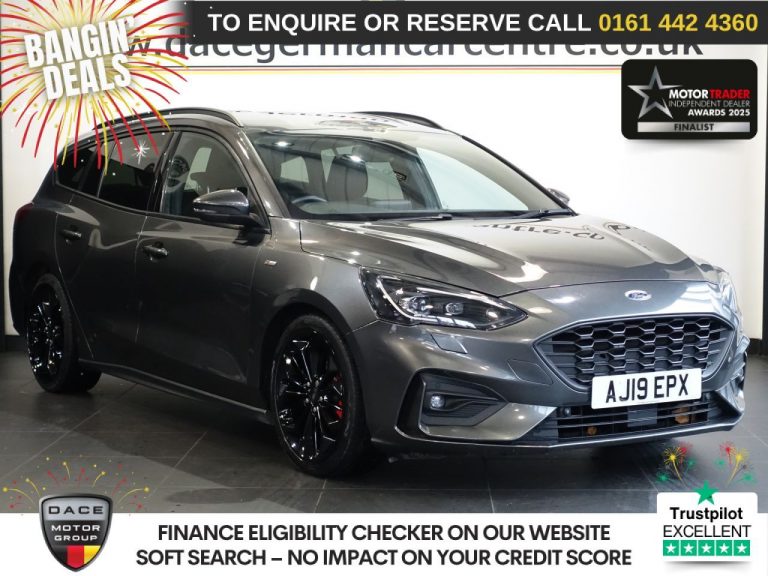 Used 2019 GREY FORD FOCUS Estate 2.0 EcoBlue ST-Line X Estate 5dr Diesel Auto Euro 6 (s/s) (150 ps) DIESEL (reg. 2019-03-29) (Automatic) for sale in Stockport