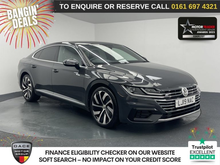 Used 2019 GREY VOLKSWAGEN ARTEON Hatchback 1.5 TSI EVO R-Line Fastback 5dr Petrol DSG Euro 6 (s/s) (150 ps) PETROL (reg. 2019-06-27) (Automatic) for sale in Stockport
