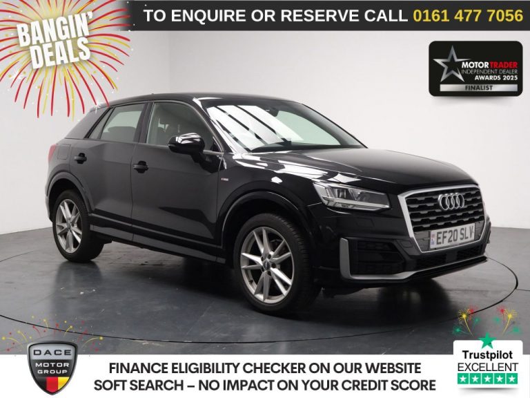 Used 2020 BLACK AUDI Q2 SUV 1.5 TFSI CoD 35 S line SUV 5dr Petrol S Tronic Euro 6 (s/s) (150 ps) PETROL (reg. 2020-08-29) (Automatic) for sale in Stockport