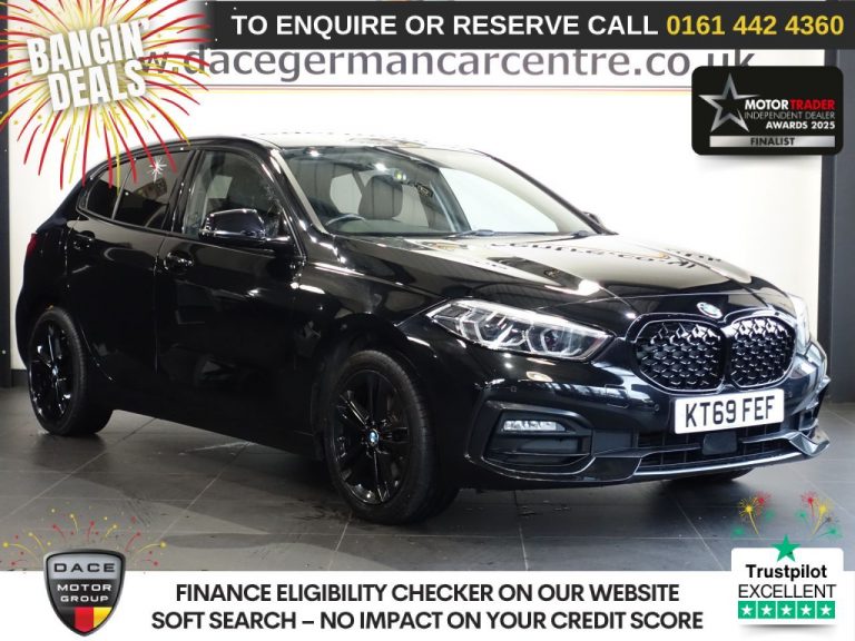 Used 2020 BLACK BMW 1 SERIES Hatchback 1.5 116d Sport Hatchback 5dr Diesel DCT Euro 6 (s/s) (116 ps) Â£1525 EXTRAS DIESEL (reg. 2020-01-21) (Automatic) for sale in Stockport