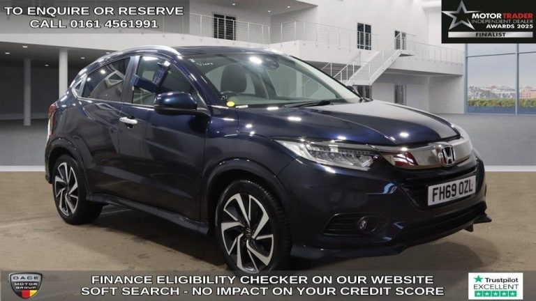 Used 2020 BLUE HONDA HR-V SUV 1.5 i-VTEC EX SUV 5dr Petrol CVT Euro 6 (s/s) (130 ps) PETROL (reg. 2020-01-29) (Automatic) for sale in Stockport