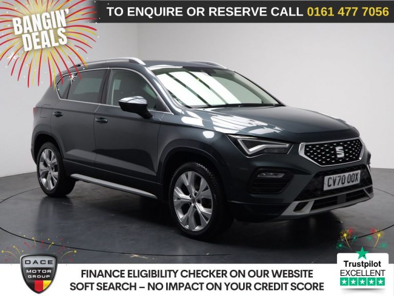 Used 2020 GREEN SEAT ATECA SUV 1.5 TSI EVO XPERIENCE SUV 5dr Petrol DSG Euro 6 (s/s) (150 ps) PETROL (reg. 2020-10-19) (Automatic) for sale in Stockport