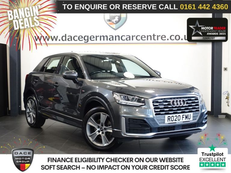 Used 2020 GREY AUDI Q2 SUV 2.0 TDI 35 S line SUV 5dr Diesel S Tronic quattro Euro 6 (s/s) (150 ps) DIESEL (reg. 2020-06-11) (Automatic) for sale in Stockport