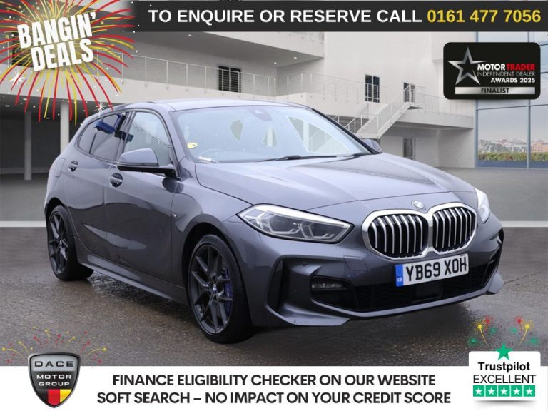 Used 2020 GREY BMW 1 SERIES Hatchback 2.0 118d M Sport Hatchback 5dr Diesel Auto Euro 6 (s/s) (150 ps) DIESEL (reg. 2020-01-10) (Automatic) for sale in Stockport