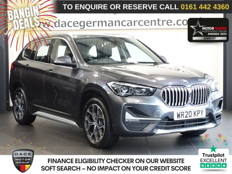 Used 2020 GREY BMW X1 SUV 2.0 20i xLine SUV 5dr Petrol Auto xDrive Euro 6 (s/s) (192 ps) PETROL (reg. 2020-06-27) (Automatic) for sale in Stockport