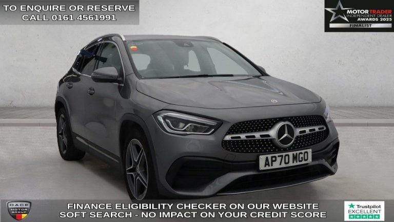 Used 2020 GREY MERCEDES-BENZ GLA SUV 1.3 GLA200 AMG Line SUV 5dr Petrol 7G-DCT Euro 6 (s/s) (163 ps) PETROL (reg. 2020-10-19) (Automatic) for sale in Stockport