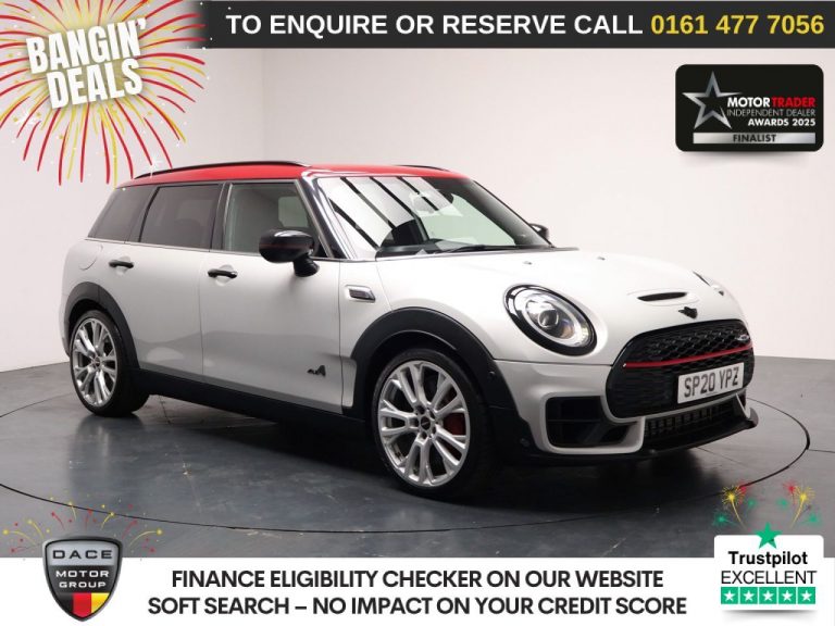Used 2020 SILVER MINI CLUBMAN Estate 2.0 John Cooper Works Estate 6dr Petrol Steptronic ALL4 Euro 6 (s/s) (306 ps) PETROL (reg. 2020-06-19) (Automatic) for sale in Stockport