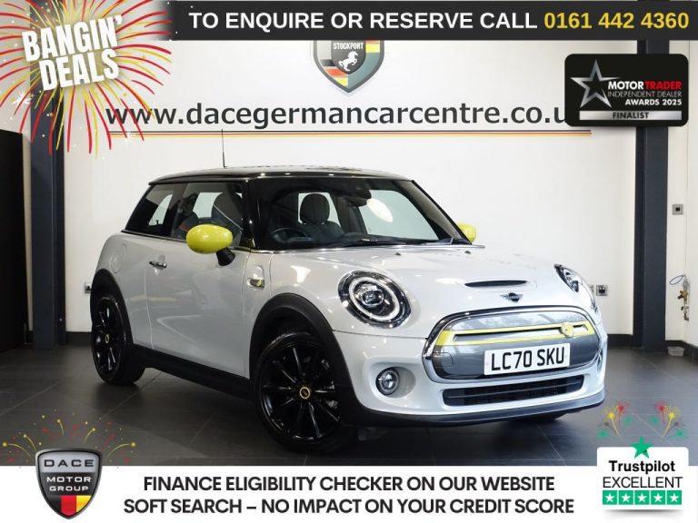 Used 2020 SILVER MINI Electric Hatch Hatchback Cooper SE 32.6kWh Level 2 Hatchback 3dr Electric Auto (184 ps) ELECTRIC (reg. 2020-11-13) (Automatic) for sale in Stockport