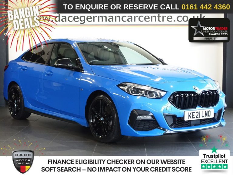 Used 2021 BLUE BMW 2 SERIES GRAN COUPE Saloon 2.0 220d M Sport Saloon 4dr Diesel Auto Euro 6 (s/s) (190 ps) Â£2395 EXTRAS DIESEL (reg. 2021-08-18) (Automatic) for sale in Stockport