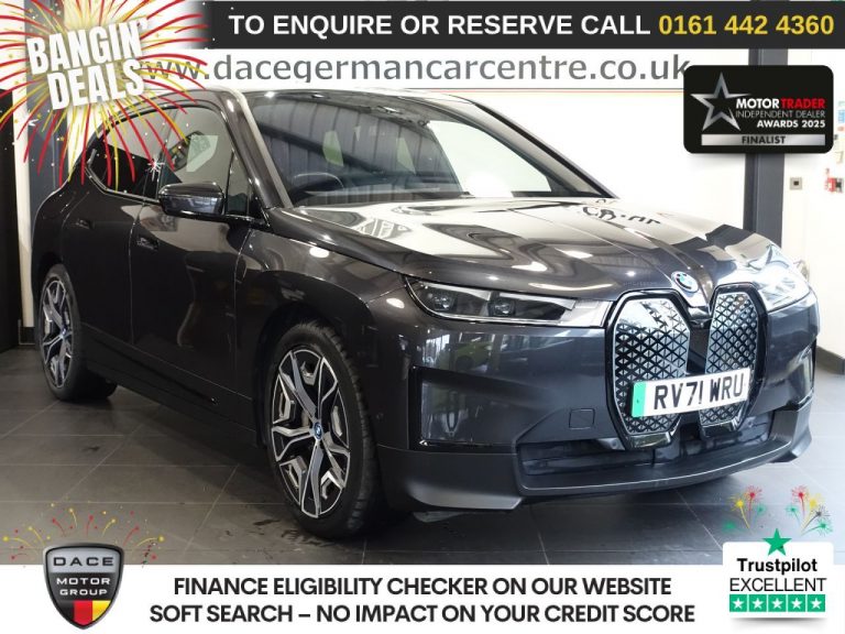 Used 2021 GREY BMW IX SUV 40 76.6kWh Sport SUV 5dr Electric Auto xDrive (326 ps) Â£9155 EXTRAS ELECTRIC (reg. 2021-11-26) (Automatic) for sale in Stockport