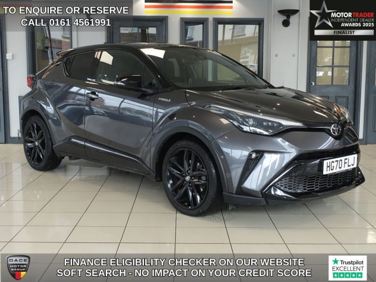 Used 2021 GREY TOYOTA C-HR SUV 1.8 VVT-h GR SPORT SUV 5dr Petrol Hybrid CVT Euro 6 (s/s) (122 ps) PETROL HYBRID (reg. 2021-02-26) (Automatic) for sale in Stockport