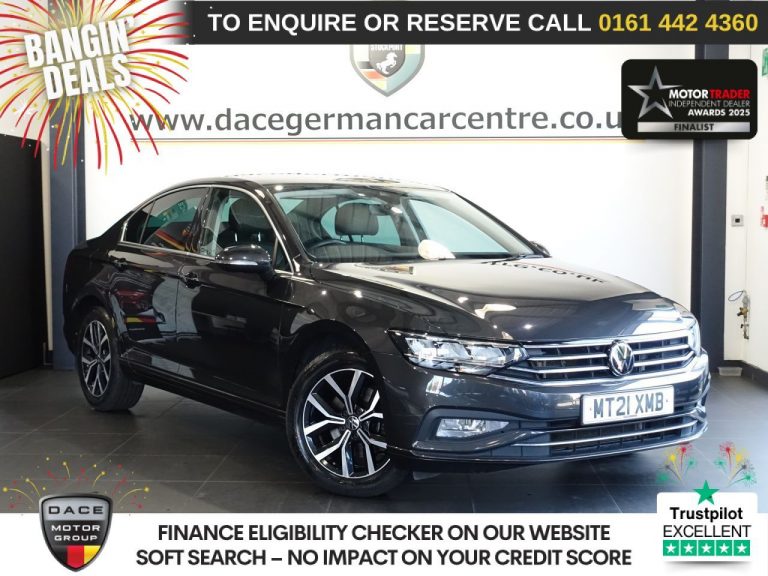 Used 2021 GREY VOLKSWAGEN PASSAT Saloon 1.5 TSI EVO SEL Saloon 4dr Petrol DSG Euro 6 (s/s) (150 ps) PETROL (reg. 2021-07-05) (Automatic) for sale in Stockport