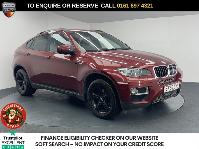 Used 2013 RED BMW X6 SUV 3.0 30d SUV 5dr Diesel Auto xDrive Euro 5 (245 ps) DIESEL (reg. 2013-09-10) (Automatic) for sale in Stockport