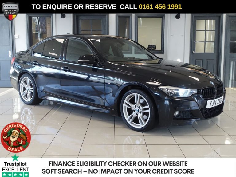 Used 2014 BLACK BMW 3 SERIES Saloon 2.0 320d M Sport Saloon 4dr Diesel Auto Euro 5 (s/s) (184 ps) DIESEL (reg. 2014-03-01) (Automatic) for sale in Stockport