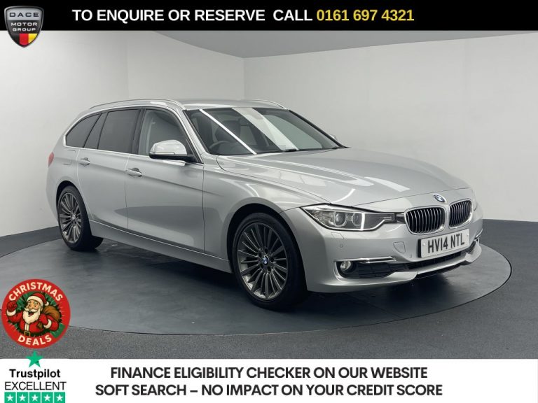 Used 2014 SILVER BMW 3 SERIES Estate 2.0 320d Luxury Touring 5dr Diesel Auto Euro 5 (s/s) (184 ps) DIESEL (reg. 2014-03-31) (Automatic) for sale in Stockport