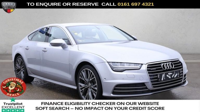Used 2015 SILVER AUDI A7 Hatchback 3.0 TDI V6 SE Executive Sportback 5dr Diesel S Tronic quattro Euro 6 (s/s) (218 ps) DIESEL (reg. 2015-12-30) (Automatic) for sale in Stockport