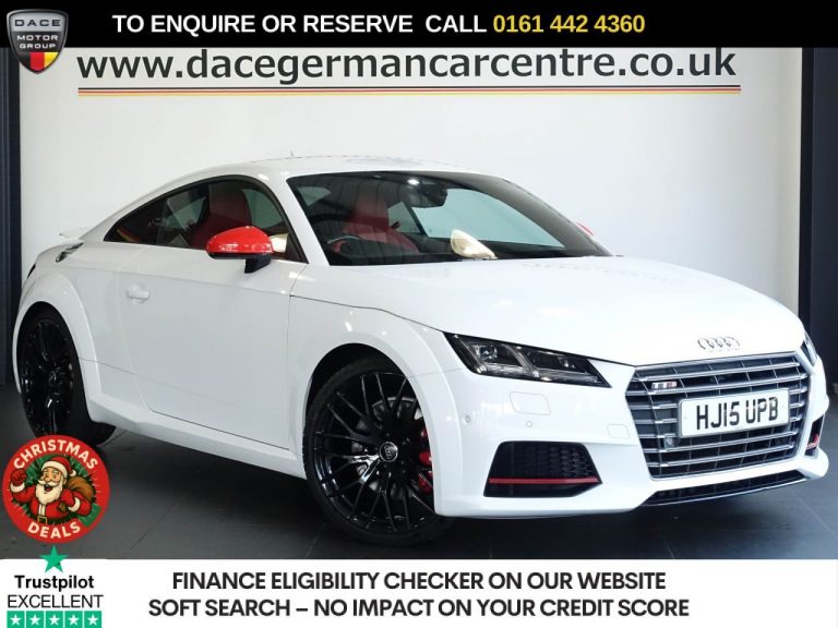 Used 2015 WHITE AUDI TTS Coupe 2.0 TFSI 2dr Petrol S Tronic quattro Euro 6 (s/s) (310 ps) PETROL (reg. 2015-05-21) (Automatic) for sale in Stockport