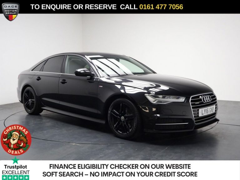 Used 2016 BLACK AUDI A6 SALOON Saloon 2.0 TDI S line Saloon 4dr Diesel S Tronic quattro Euro 6 (s/s) (190 ps) DIESEL (reg. 2016-06-04) (Automatic) for sale in Stockport