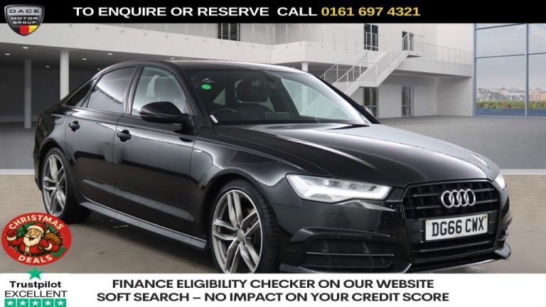 Used 2016 BLACK AUDI A6 SALOON Saloon 2.0 TDI ultra Black Edition Saloon 4dr Diesel S Tronic Euro 6 (s/s) (190 ps) DIESEL (reg. 2016-09-16) (Automatic) for sale in Stockport