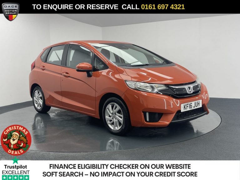 Used 2016 ORANGE HONDA JAZZ Hatchback 1.3 i-VTEC SE Navi Hatchback 5dr Petrol CVT Euro 6 (s/s) (102 ps) PETROL (reg. 2016-06-30) (Automatic) for sale in Stockport