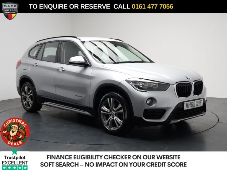 Used 2016 SILVER BMW X1 SUV 2.0 20i Sport SUV 5dr Petrol Auto xDrive Euro 6 (s/s) (192 ps) PETROL (reg. 2016-01-25) (Automatic) for sale in Stockport