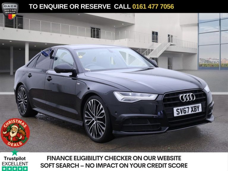 Used 2017 BLACK AUDI A6 SALOON Saloon 2.0 TDI ultra Black Edition Saloon 4dr Diesel S Tronic Euro 6 (s/s) (190 ps) DIESEL (reg. 2017-11-30) (Automatic) for sale in Stockport