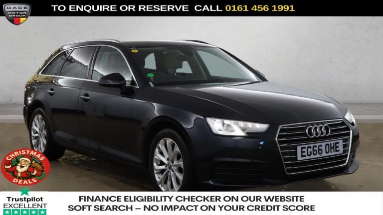 Used 2017 BLUE AUDI A4 AVANT Estate 2.0 TFSI SE Estate 5dr Petrol S Tronic Euro 6 (s/s) (190 ps) PETROL (reg. 2017-01-31) (Automatic) for sale in Stockport