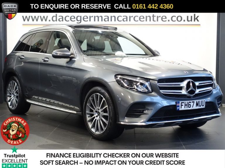 Used 2017 GREY MERCEDES-BENZ GLC SUV 2.1 GLC250d AMG Line (Premium) SUV 5dr Diesel G-Tronic 4MATIC Euro 6 (s/s) (204 ps) DIESEL (reg. 2017-12-22) (Automatic) for sale in Stockport
