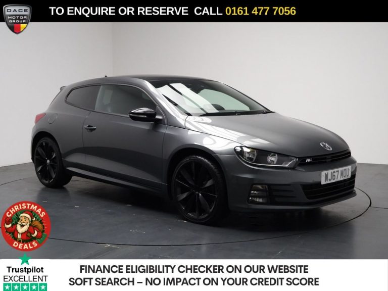 Used 2017 GREY VOLKSWAGEN SCIROCCO Hatchback 2.0 TDI R-Line Black Edition Hatchback 3dr Diesel DSG Euro 6 (s/s) (184 ps) DIESEL (reg. 2017-09-01) (Automatic) for sale in Stockport