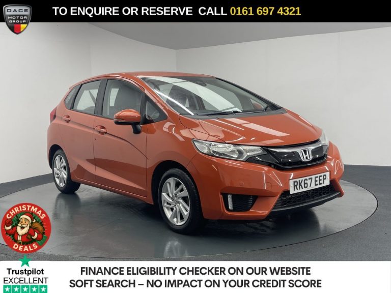 Used 2017 ORANGE HONDA JAZZ Hatchback 1.3 i-VTEC SE Navi Hatchback 5dr Petrol CVT Euro 6 (s/s) (102 ps) PETROL (reg. 2017-09-28) (Automatic) for sale in Stockport