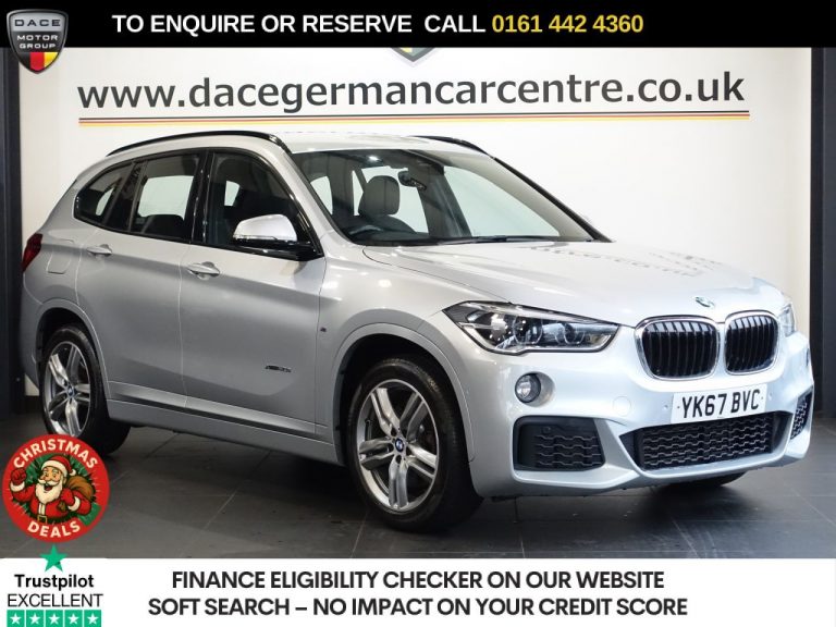 Used 2017 SILVER BMW X1 SUV 2.0 20i M Sport SUV 5dr Petrol Auto xDrive Euro 6 (s/s) (192 ps) Â£2045 EXTRAS PETROL (reg. 2017-11-30) (Automatic) for sale in Stockport