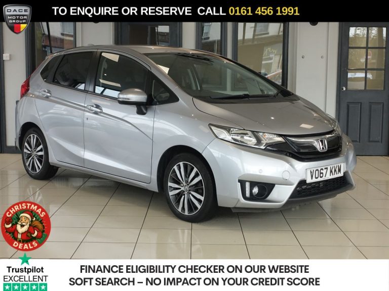 Used 2017 SILVER HONDA JAZZ Hatchback 1.3 i-VTEC EX Navi Hatchback 5dr Petrol CVT Euro 6 (s/s) (102 ps) PETROL (reg. 2017-09-14) (Automatic) for sale in Stockport