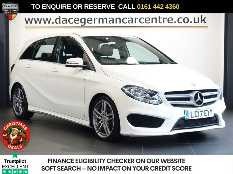 Used 2017 WHITE MERCEDES-BENZ B-CLASS MPV 1.5 B180d AMG Line MPV 5dr Diesel 7G-DCT Euro 6 (s/s) (109 ps) DIESEL (reg. 2017-04-28) (Automatic) for sale in Stockport