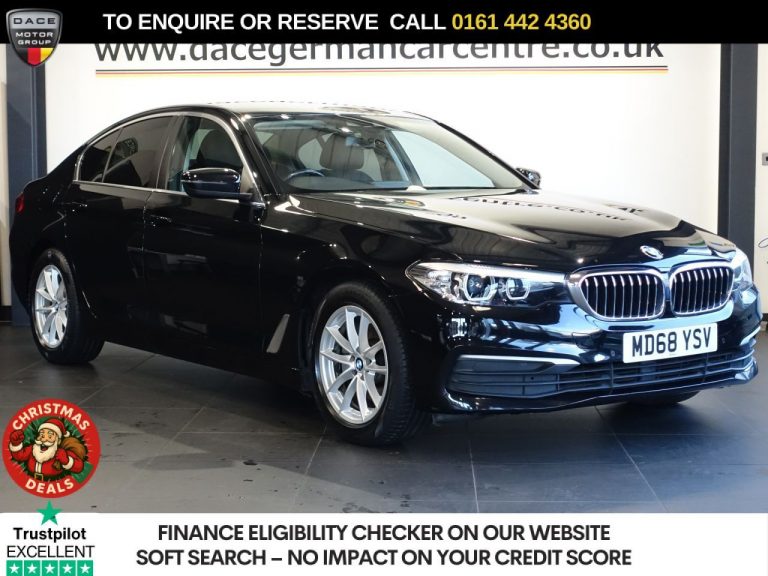 Used 2018 BLACK BMW 5 SERIES Saloon 2.0 520i GPF SE Saloon 4dr Petrol Auto Euro 6 (s/s) (184 ps) Â£2575 EXTRAS PETROL (reg. 2018-11-30) (Automatic) for sale in Stockport