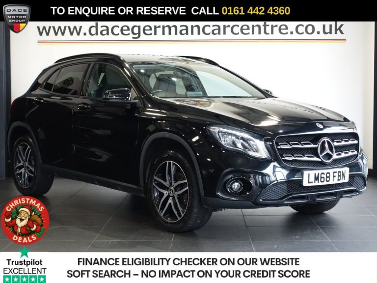 Used 2018 BLACK MERCEDES-BENZ GLA SUV 1.6 GLA180 Urban Edition SUV 5dr Petrol 7G-DCT Euro 6 (s/s) (122 ps) PETROL (reg. 2018-10-31) (Automatic) for sale in Stockport