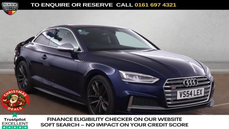 Used 2018 BLUE AUDI S5 Coupe 3.0 TFSI V6 Coupe 2dr Petrol Tiptronic quattro Euro 6 (s/s) (354 ps) PETROL (reg. 2018-09-21) (Automatic) for sale in Stockport