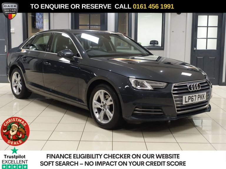 Used 2018 GREY AUDI A4 Saloon 1.4 TFSI Sport Saloon 4dr Petrol S Tronic Euro 6 (s/s) (150 ps) PETROL (reg. 2018-02-20) (Automatic) for sale in Stockport