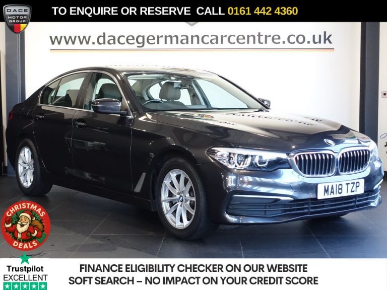 Used 2018 GREY BMW 5 SERIES Saloon 2.0 520d SE Saloon 4dr Diesel Auto xDrive Euro 6 (s/s) (190 ps) Â£2240 EXTRAS DIESEL (reg. 2018-03-23) (Automatic) for sale in Stockport