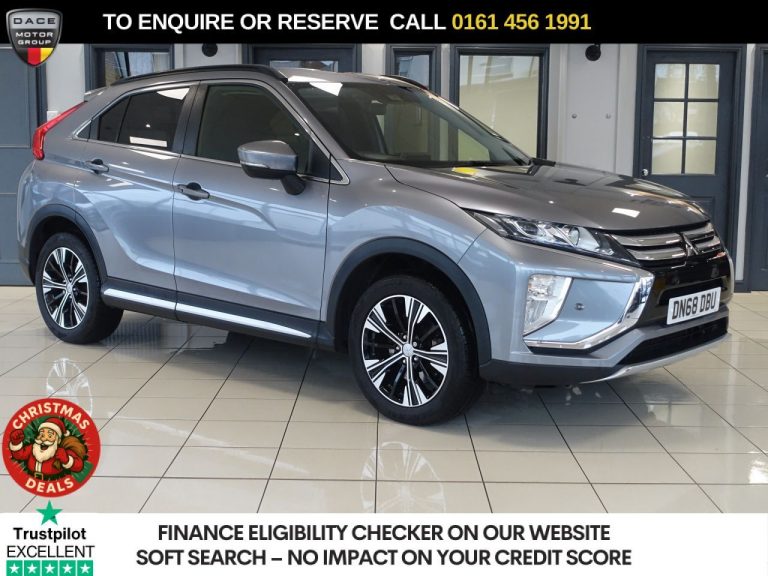 Used 2018 GREY MITSUBISHI ECLIPSE CROSS SUV 1.5T 3 SUV 5dr Petrol CVT 4WD Euro 6 (s/s) (163 ps) PETROL (reg. 2018-09-28) (Automatic) for sale in Stockport