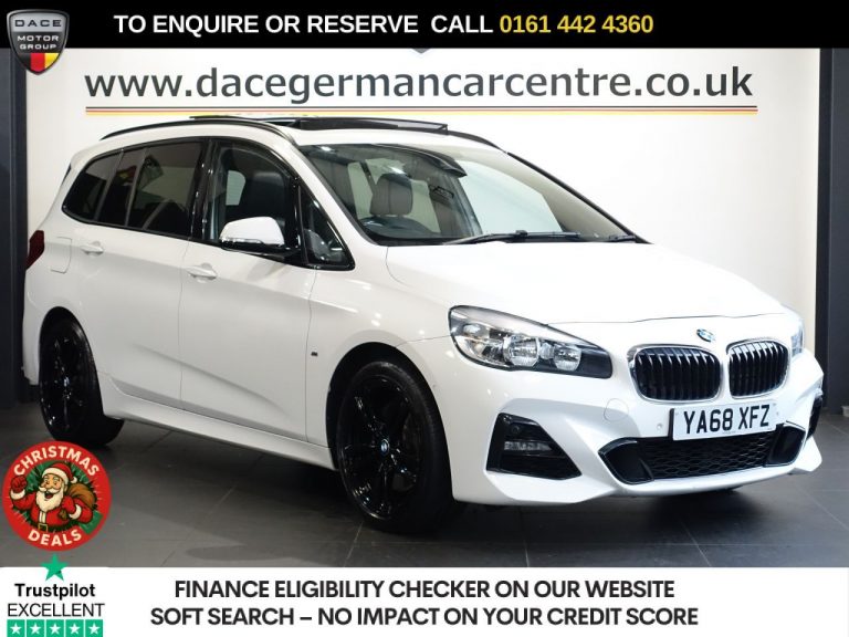 Used 2018 WHITE BMW 2 Series GRAN TOURER MPV 2.0 220d M Sport MPV 5dr Diesel Auto xDrive Euro 6 (s/s) (190 ps) Â£2665 EXTRAS DIESEL (reg. 2018-11-27) (Automatic) for sale in Stockport