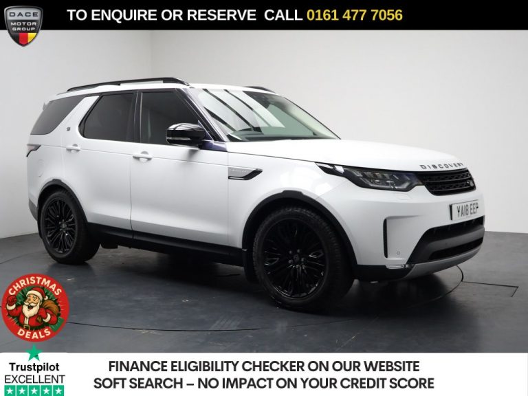 Used 2018 WHITE LAND ROVER DISCOVERY SUV 3.0 TD V6 HSE SUV 5dr Diesel Auto 4WD Euro 6 (s/s) (258 ps) VAN COMMERCIAL DIESEL (reg. 2018-06-30) (Automatic) for sale in Stockport