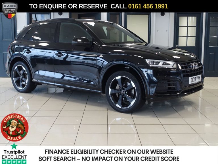 Used 2019 BLACK AUDI Q5 SUV 2.0 TFSI 45 Black Edition SUV 5dr Petrol S Tronic quattro Euro 6 (s/s) (245 ps) PETROL (reg. 2019-08-13) (Automatic) for sale in Stockport