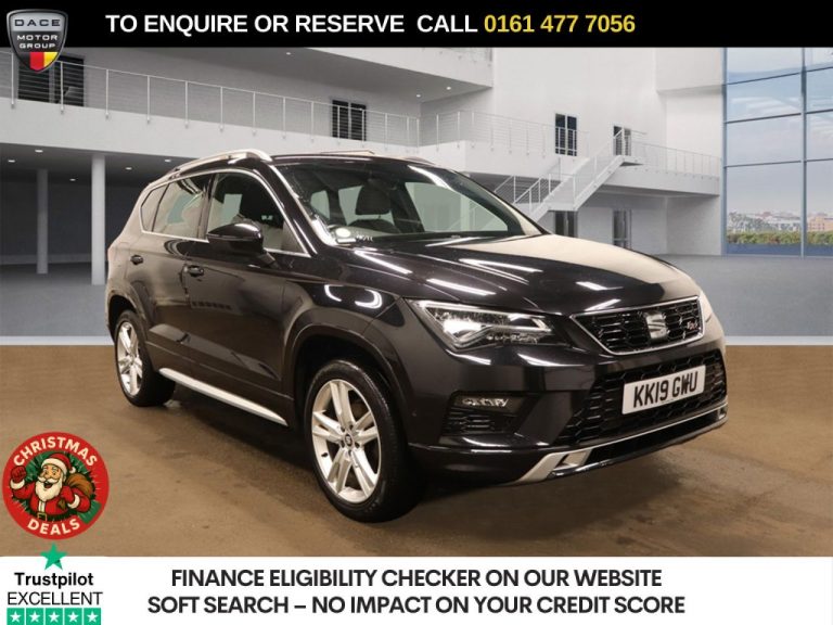 Used 2019 BLACK SEAT ATECA SUV 1.5 TSI EVO FR SUV 5dr Petrol DSG Euro 6 (s/s) (150 ps) PETROL (reg. 2019-06-27) (Automatic) for sale in Stockport
