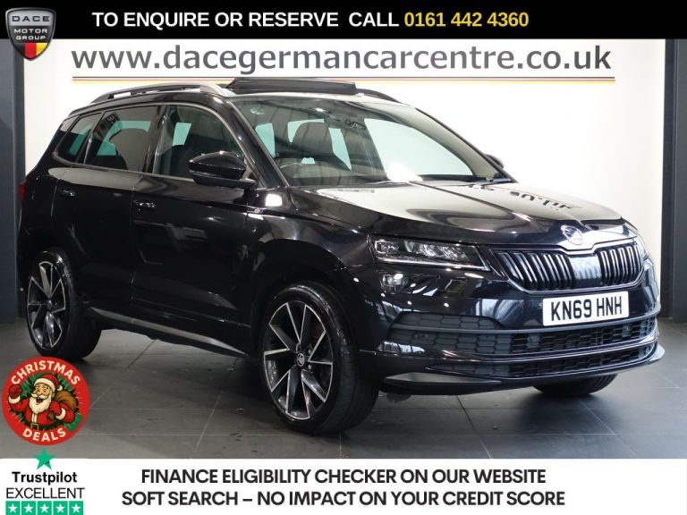 Used 2019 BLACK SKODA KAROQ SUV 2.0 TSI SportLine SUV 5dr Petrol DSG 4WD Euro 6 (s/s) (190 ps) PETROL (reg. 2019-09-09) (Automatic) for sale in Stockport